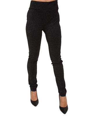 LEGGINGS TWIN-SET NERO in DONNA