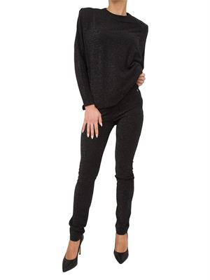 LEGGINGS TWIN-SET NERO in DONNA