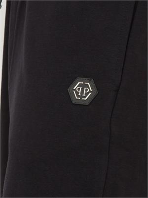 PANTALONE BERMUDA PHILIPP PLEIN NERO in UOMO