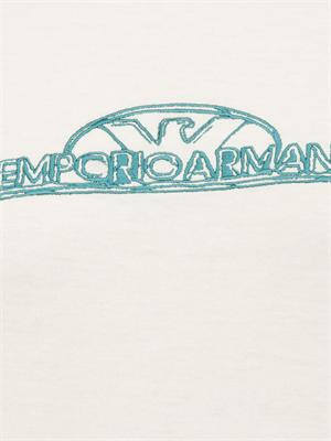 T-SHIRT EMPORIO ARMANI AVORIO in UOMO