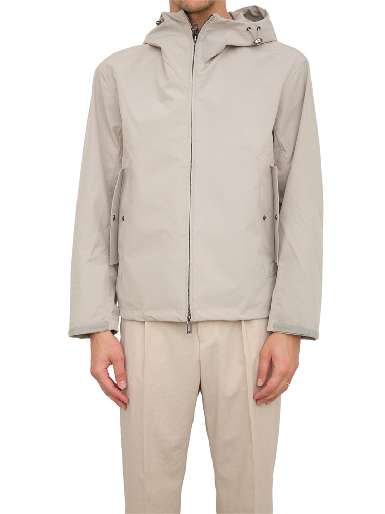 GIACCA MONOPETTO EMPORIO ARMANI BEIGE