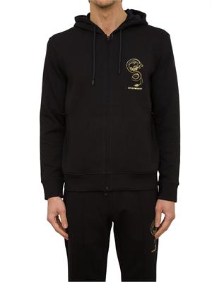FELPA EMPORIO ARMANI NERO in UOMO