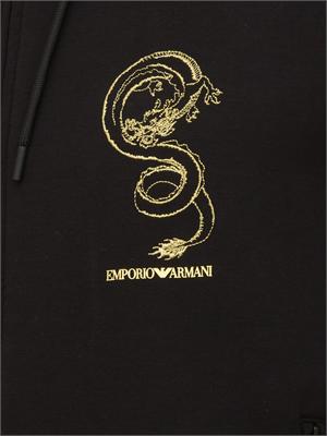 FELPA EMPORIO ARMANI NERO in UOMO