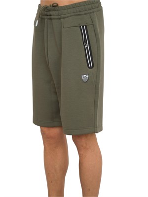 PANTALONE BERMUDA EA7 EMPORIO ARMANI VERDE in UOMO