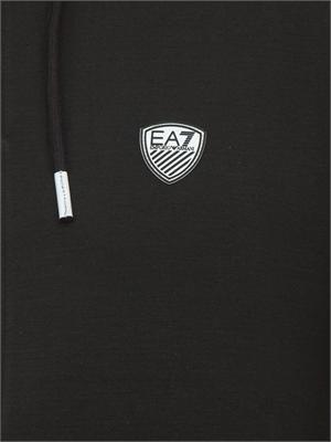 FELPA EA7 EMPORIO ARMANI NERO in UOMO