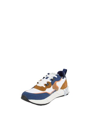 SNEAKERS VOILE BLANCHE BLU in UOMO