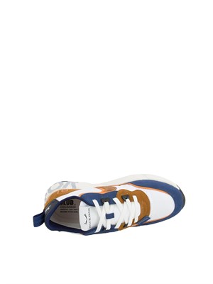 SNEAKERS VOILE BLANCHE BLU in UOMO