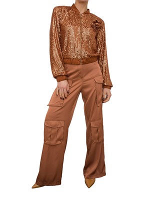 PANTALONE CASUAL BLUGIRL MARRONE in DONNA