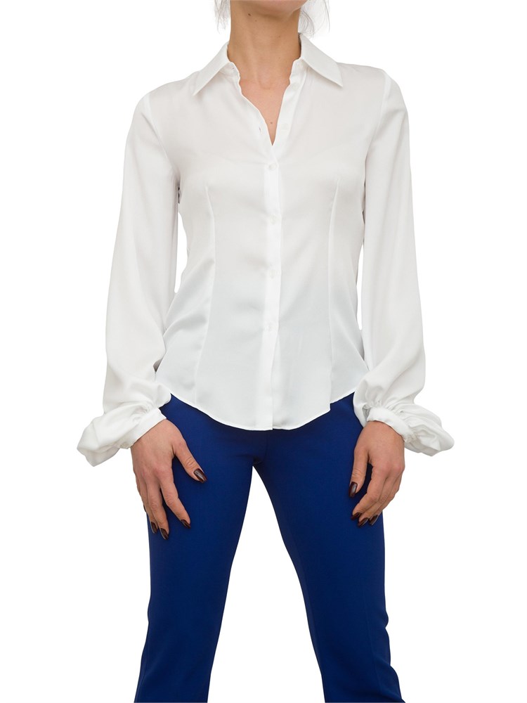 CAMICIA MANICA LUNGA BLUGIRL AVORIO