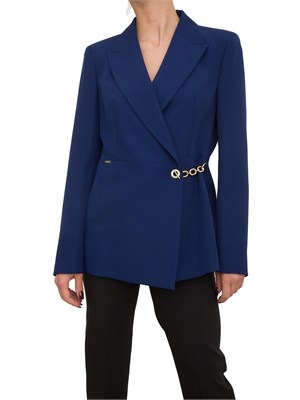 GIACCA MONOPETTO KOCCA BLU in DONNA