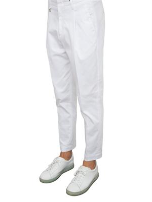 PANTALONE CASUAL PAOLO PECORA BIANCO in UOMO