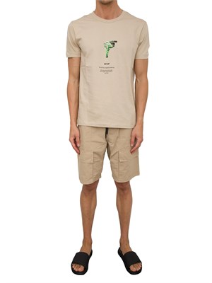 T-SHIRT ICE PLAY BEIGE in UOMO