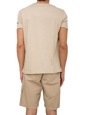 T-SHIRT ICE PLAY BEIGE in UOMO