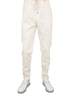 PANTALONE CASUAL PESERICO AVORIO in UOMO