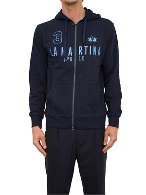 FELPA LA MARTINA BLU in UOMO