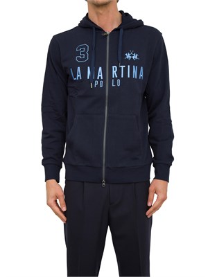 FELPA LA MARTINA BLU in UOMO