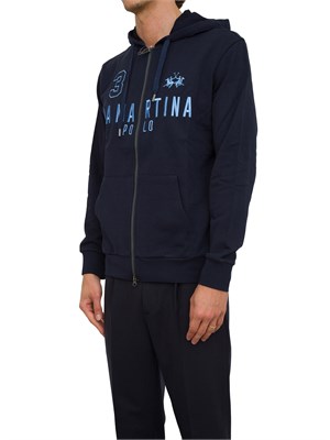 FELPA LA MARTINA BLU in UOMO