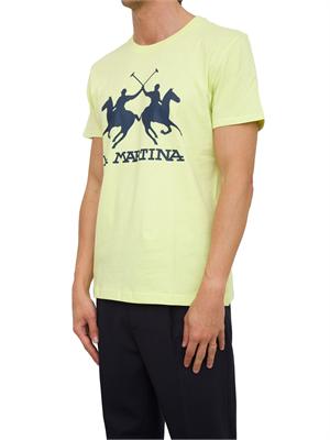 T-SHIRT LA MARTINA GIALLO in UOMO