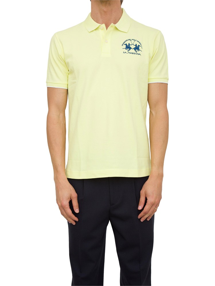 POLO LA MARTINA GIALLO