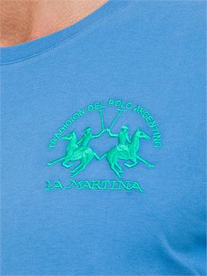T-SHIRT LA MARTINA BLU in UOMO