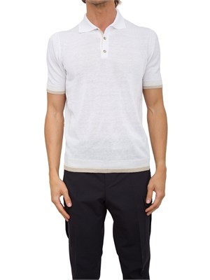 POLO PESERICO BIANCO in UOMO