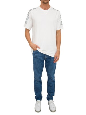 T-SHIRT GUESS JEANS AVORIO in UOMO