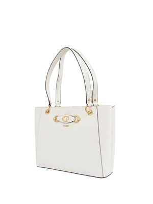 BORSA A SPALLA GUESS JEANS BIANCO in DONNA