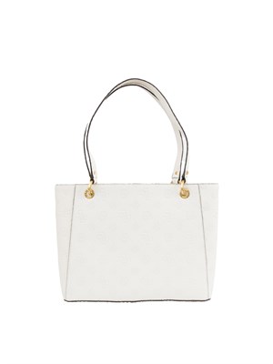 BORSA A SPALLA GUESS JEANS BIANCO in DONNA