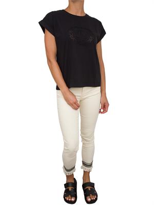 T-SHIRT TWIN-SET NERO in DONNA