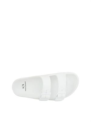 CIABATTE ARMANI EXCHANGE BIANCO in UOMO
