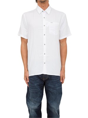 CAMICIA MANICA LUNGA GUESS JEANS BIANCO in UOMO