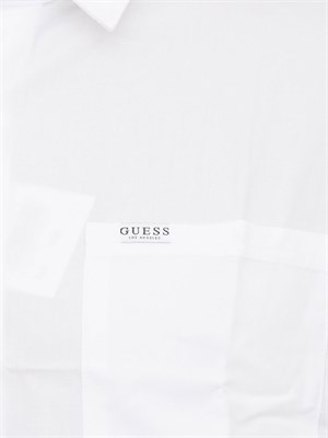 CAMICIA MANICA LUNGA GUESS JEANS BIANCO in UOMO