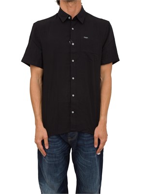 CAMICIA MANICA LUNGA GUESS JEANS NERO in UOMO