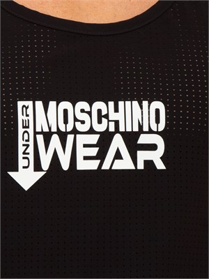 CANOTTA MOSCHINO UNDERWEAR NERO in UOMO