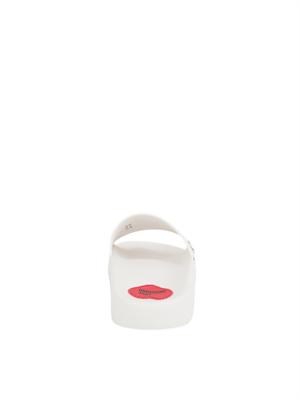 CIABATTE LOVE MOSCHINO BIANCO in DONNA
