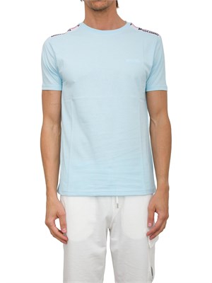 T-SHIRT MOSCHINO UNDERWEAR CELESTE in UOMO