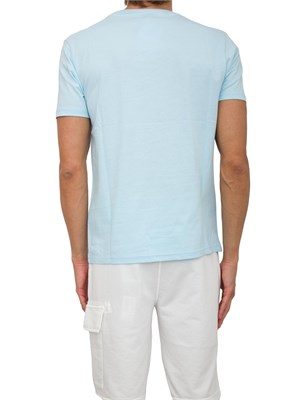 T-SHIRT MOSCHINO UNDERWEAR CELESTE in UOMO