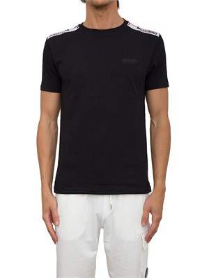 T-SHIRT MOSCHINO UNDERWEAR NERO in UOMO