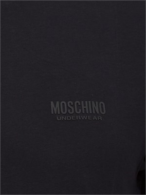 T-SHIRT MOSCHINO UNDERWEAR NERO in UOMO