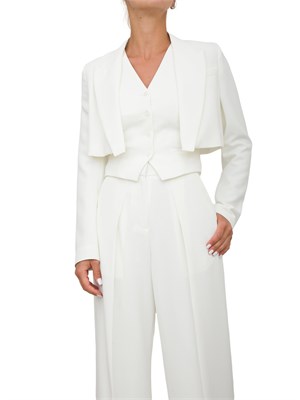 GIACCA MONOPETTO K.LAGERFELD BIANCO in DONNA