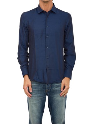 CAMICIA MANICA LUNGA ANTONY MORATO BLU in UOMO