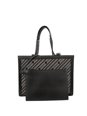 BORSA A SPALLA ELISABETTA FRANCHI NERO in DONNA