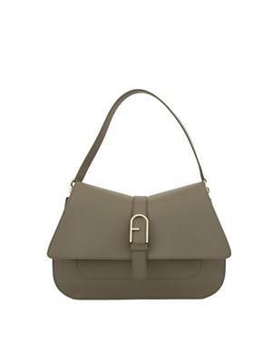 BORSA A SPALLA FURLA VERDE in DONNA