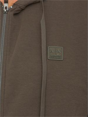 FELPA ARMANI EXCHANGE VERDE in UOMO