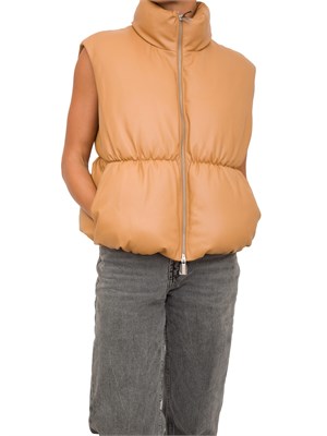 GILET ARMANI EXCHANGE CAMMELLO in DONNA