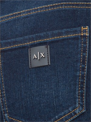 JEANS ARMANI EXCHANGE BLUE DENIM in DONNA