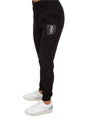 PANTALONE TUTA ARMANI EXCHANGE NERO in DONNA