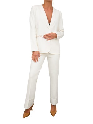 GIACCA MONOPETTO TWIN-SET BIANCO in DONNA