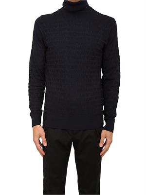 MAGLIA EMPORIO ARMANI BLU in UOMO