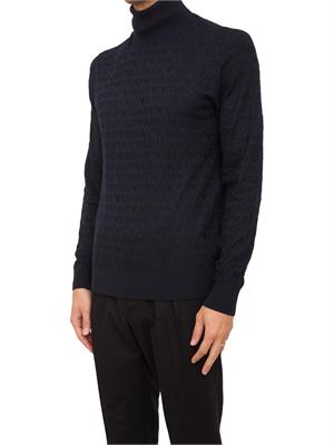MAGLIA EMPORIO ARMANI BLU in UOMO
